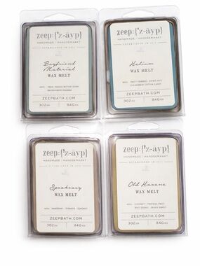 Zeep Wax Melt Bundle 4 Pack Speakeasy Helium Old Havana Boyfriend Material
